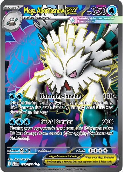 Mega Abomasnow ex (157/132) [Mega Evolution: Base Set] | Jack's On Queen