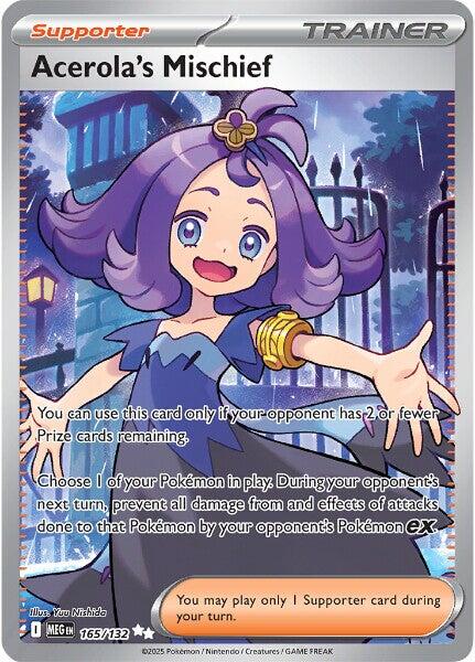 Acerola's Mischief (165/132) [Mega Evolution: Base Set] | Jack's On Queen