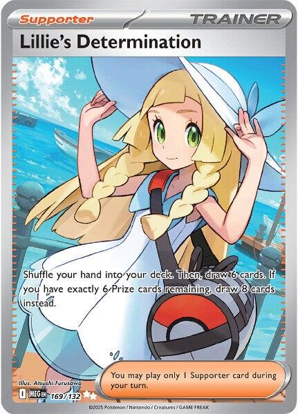 Lillie's Determination (169/132) [Mega Evolution: Base Set] | Jack's On Queen