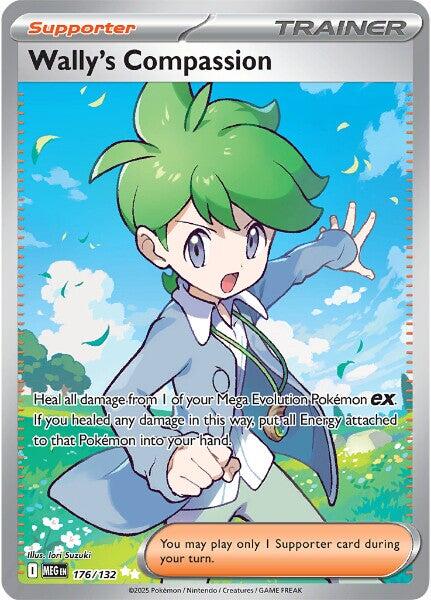 Wally's Compassion (176/132) [Mega Evolution: Base Set] | Jack's On Queen