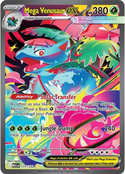 Mega Venusaur ex (177/132) [Mega Evolution: Base Set] | Jack's On Queen