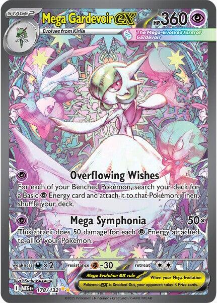 Mega Gardevoir ex (178/132) [Mega Evolution: Base Set] | Jack's On Queen