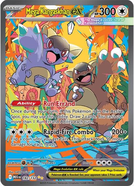 Mega Kangaskhan ex (182/132) [Mega Evolution: Base Set] | Jack's On Queen