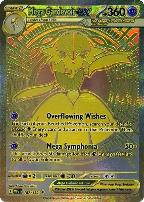 Mega Gardevoir ex (187/132) [Mega Evolution: Base Set] | Jack's On Queen