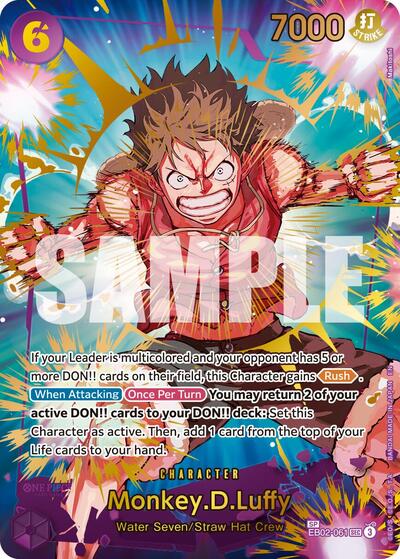 Monkey.D.Luffy - EB02-061 (SP) (EB02-061) [Premium Booster -The Best- Vol. 2] | Jack's On Queen