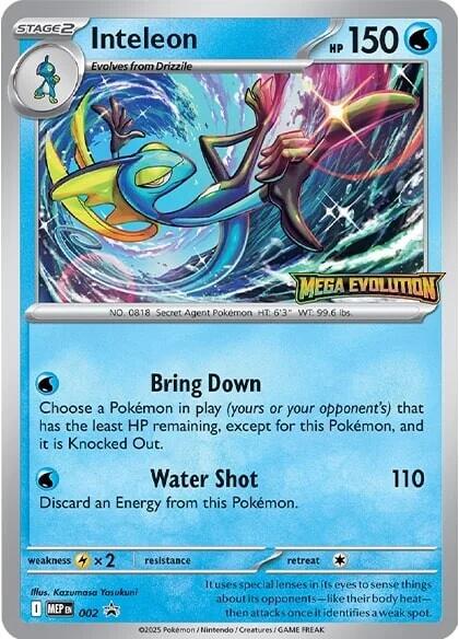 Inteleon (002) [Mega Evolution Promo] | Jack's On Queen