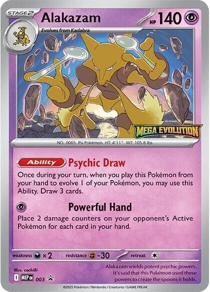 Alakazam (003) [Mega Evolution Promo] | Jack's On Queen