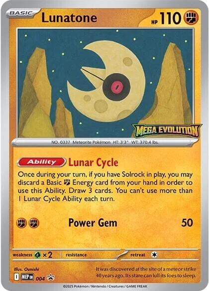 Lunatone (004) [Mega Evolution Promo] | Jack's On Queen