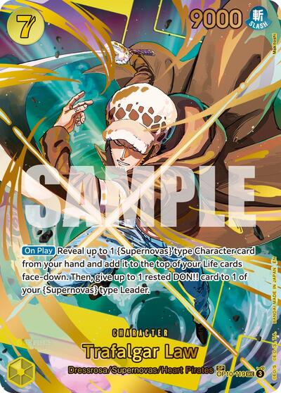 Trafalgar Law - OP10-119 (SP) (OP10-119) [Premium Booster -The Best- Vol. 2] | Jack's On Queen
