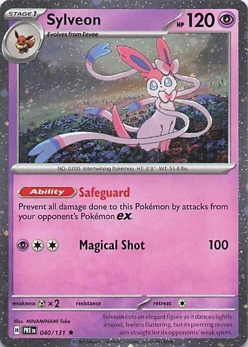 Sylveon (040/131) (Cosmos Holo) [Miscellaneous Cards] | Jack's On Queen
