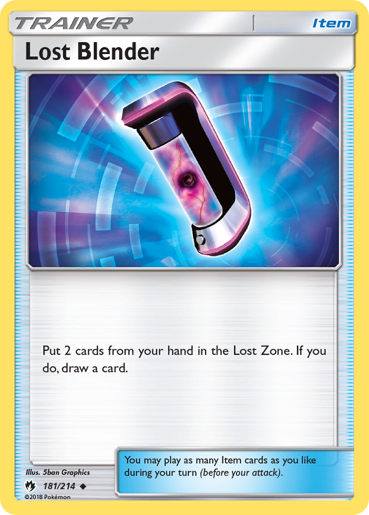 Lost Blender (181/214) [Sun & Moon: Lost Thunder] | Jack's On Queen