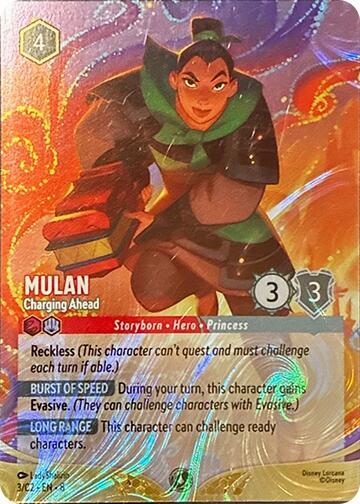 Mulan - Charging Ahead (Foil) (3) [Disney Lorcana Promo Cards] | Jack's On Queen