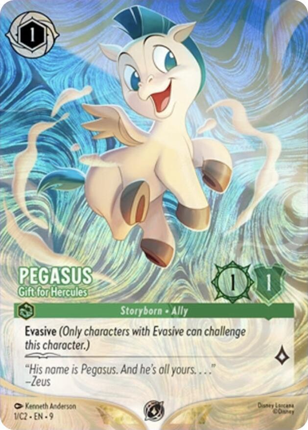 Pegasus - Gift for Hercules (1) (1) [Disney Lorcana Promo Cards] | Jack's On Queen