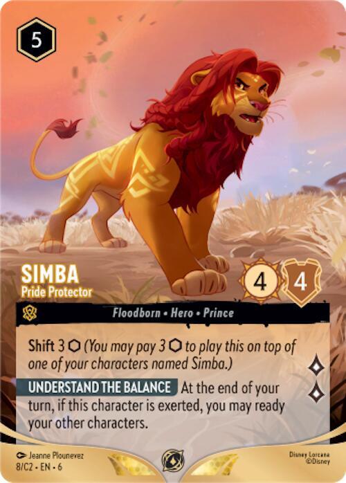 Simba - Pride Protector (8) [Disney Lorcana Promo Cards] | Jack's On Queen
