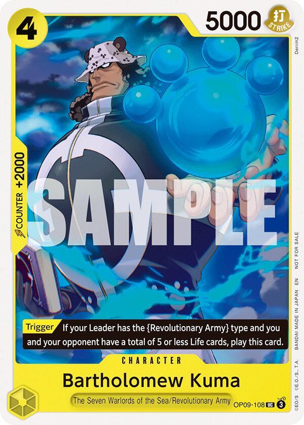 Bartholomew Kuma (Tournament Pack 2025 Vol. 4) (OP09-108) [One Piece Promotion Cards] | Jack's On Queen