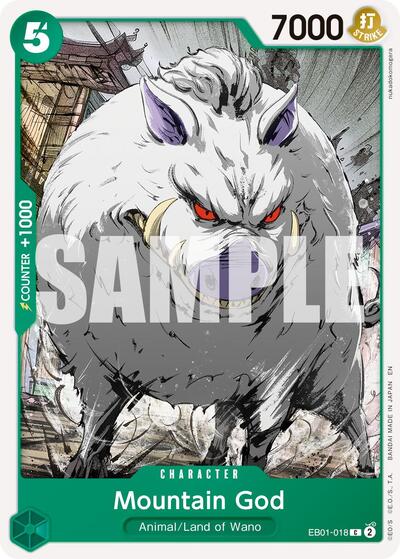 Mountain God (Reprint) (EB01-018) [Premium Booster -The Best- Vol. 2] | Jack's On Queen