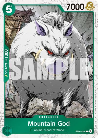 Mountain God (Pirate Foil) (EB01-018) [Premium Booster -The Best- Vol. 2] | Jack's On Queen