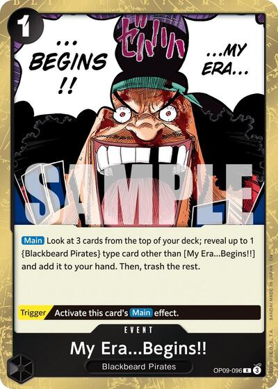 My Era...Begins!! (Reprint) (OP09-096) [Premium Booster -The Best- Vol. 2] | Jack's On Queen