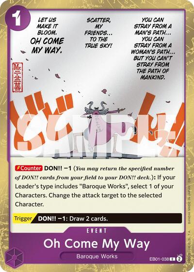 Oh Come My Way (Pirate Foil) (EB01-038) [Premium Booster -The Best- Vol. 2] | Jack's On Queen