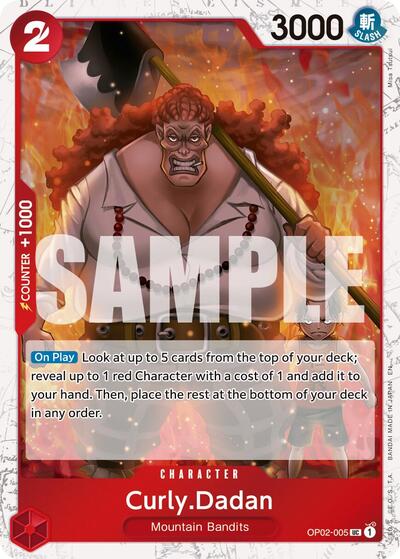 Curly.Dadan (Pirate Foil) (OP02-005) [Premium Booster -The Best- Vol. 2] | Jack's On Queen