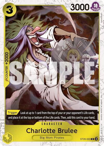 Charlotte Brulee (Pirate Foil) (ST20-003) [Premium Booster -The Best- Vol. 2] | Jack's On Queen