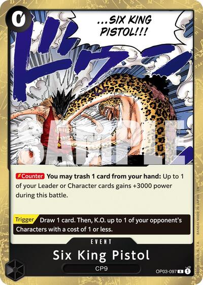 Six King Pistol (Reprint) (OP03-097) [Premium Booster -The Best- Vol. 2] | Jack's On Queen