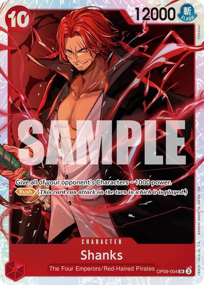 Shanks - OP09-004 (Reprint) (OP09-004) [Premium Booster -The Best- Vol. 2] | Jack's On Queen