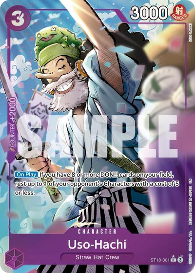 Uso-Hachi (Alternate Art) (ST18-001) [Premium Booster -The Best- Vol. 2] | Jack's On Queen