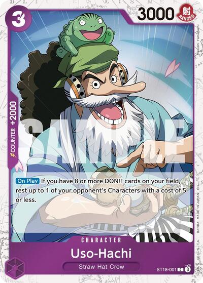 Uso-Hachi (Pirate Foil) (ST18-001) [Premium Booster -The Best- Vol. 2] | Jack's On Queen