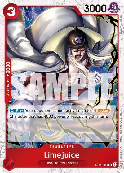 Limejuice (Pirate Foil) (OP09-014) [Premium Booster -The Best- Vol. 2] | Jack's On Queen