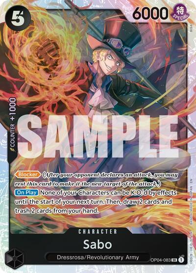 Sabo - OP04-083 (Reprint) (OP04-083) [Premium Booster -The Best- Vol. 2] | Jack's On Queen