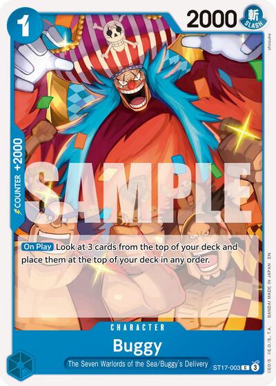 Buggy - ST17-003 (Reprint) (ST17-003) [Premium Booster -The Best- Vol. 2] | Jack's On Queen