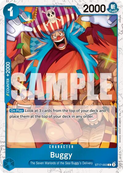 Buggy - ST17-003 (Pirate Foil) (ST17-003) [Premium Booster -The Best- Vol. 2] | Jack's On Queen