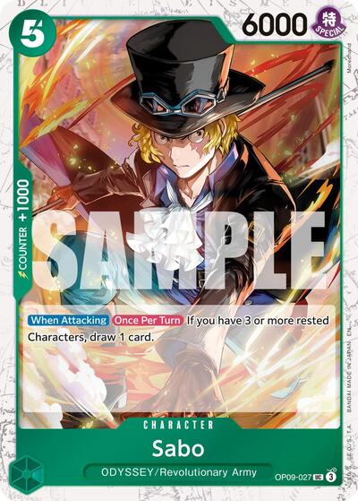 Sabo - OP09-027 (Pirate Foil) (OP09-027) [Premium Booster -The Best- Vol. 2] | Jack's On Queen