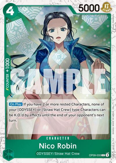 Nico Robin - OP09-033 (Pirate Foil) (OP09-033) [Premium Booster -The Best- Vol. 2] | Jack's On Queen