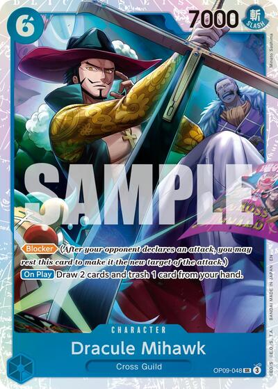 Dracule Mihawk - OP09-048 (Reprint) (OP09-048) [Premium Booster -The Best- Vol. 2] | Jack's On Queen