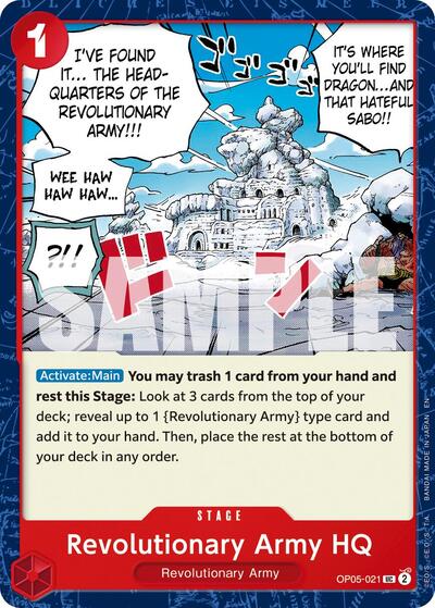 Revolutionary Army HQ (Reprint) (OP05-021) [Premium Booster -The Best- Vol. 2] | Jack's On Queen