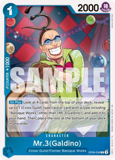 Mr.3(Galdino) - OP09-056 (Reprint) (OP09-056) [Premium Booster -The Best- Vol. 2] | Jack's On Queen