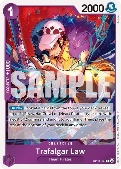 Trafalgar Law - OP09-069 (Reprint) (OP09-069) [Premium Booster -The Best- Vol. 2] | Jack's On Queen