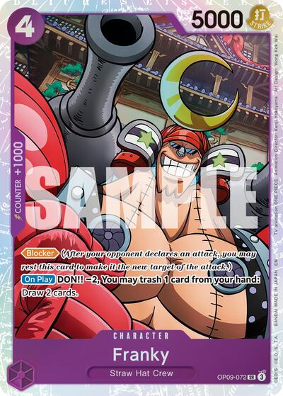Franky - OP09-072 (Reprint) (OP09-072) [Premium Booster -The Best- Vol. 2] | Jack's On Queen