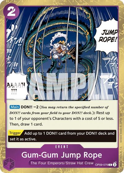 Gum-Gum Jump Rope (Pirate Foil) (OP09-079) [Premium Booster -The Best- Vol. 2] | Jack's On Queen