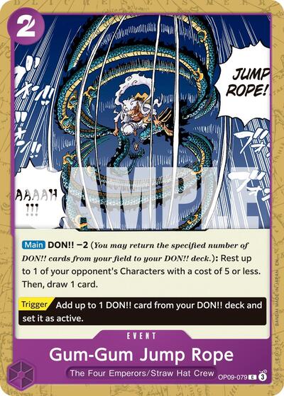 Gum-Gum Jump Rope (Reprint) (OP09-079) [Premium Booster -The Best- Vol. 2] | Jack's On Queen
