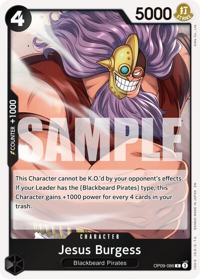 Jesus Burgess (Reprint) (OP09-086) [Premium Booster -The Best- Vol. 2] | Jack's On Queen