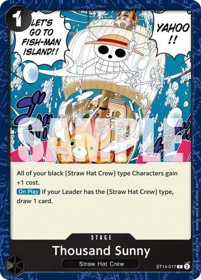 Thousand Sunny (Reprint) (ST14-017) [Premium Booster -The Best- Vol. 2] | Jack's On Queen