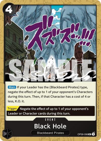 Black Hole (Reprint) (OP09-098) [Premium Booster -The Best- Vol. 2] | Jack's On Queen