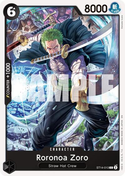 Roronoa Zoro - ST14-013 (Reprint) (ST14-013) [Premium Booster -The Best- Vol. 2] | Jack's On Queen