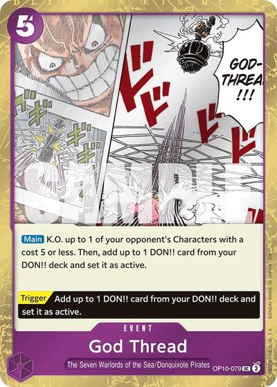 God Thread (Pirate Foil) (OP10-079) [Premium Booster -The Best- Vol. 2] | Jack's On Queen