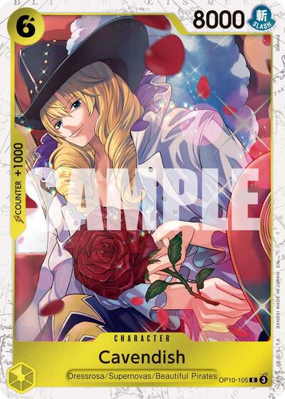 Cavendish - OP10-105 (Pirate Foil) (OP10-105) [Premium Booster -The Best- Vol. 2] | Jack's On Queen