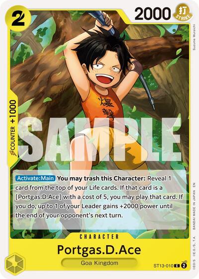 Portgas.D.Ace - ST13-010 (Reprint) (ST13-010) [Premium Booster -The Best- Vol. 2] | Jack's On Queen
