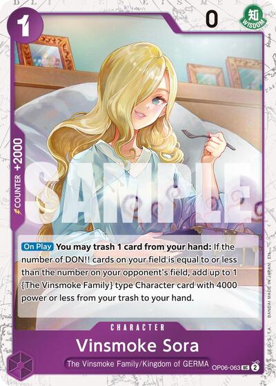 Vinsmoke Sora (Pirate Foil) (OP06-063) [Premium Booster -The Best- Vol. 2] | Jack's On Queen